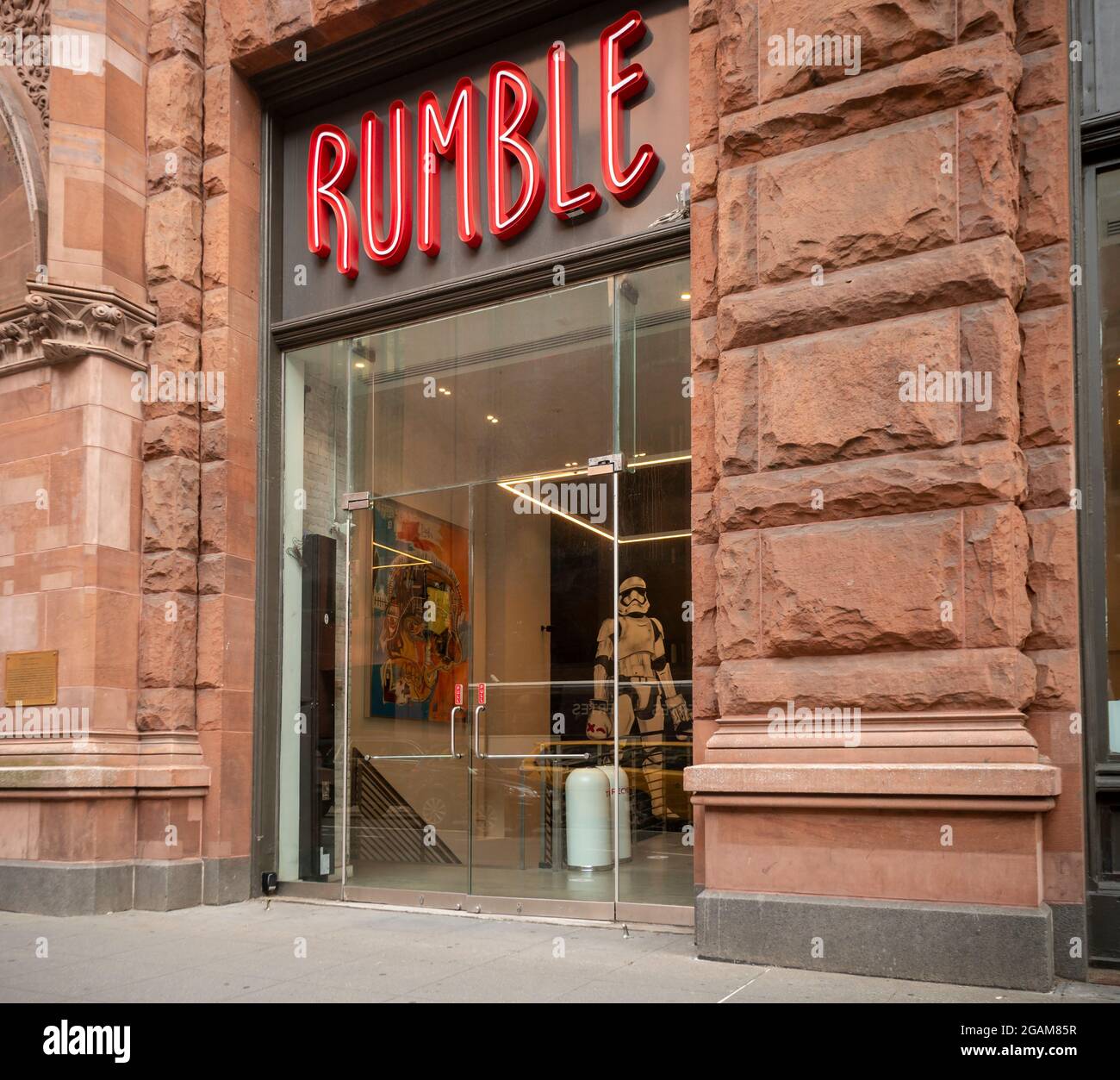 A branch of Xponential Fitness’ Rumble Boxing studio in New York on Friday, July 23, 2021