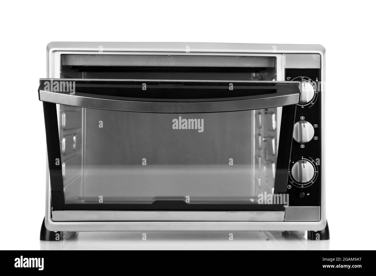 Opened kitchen oven, isolated on white Stock Photo Alamy