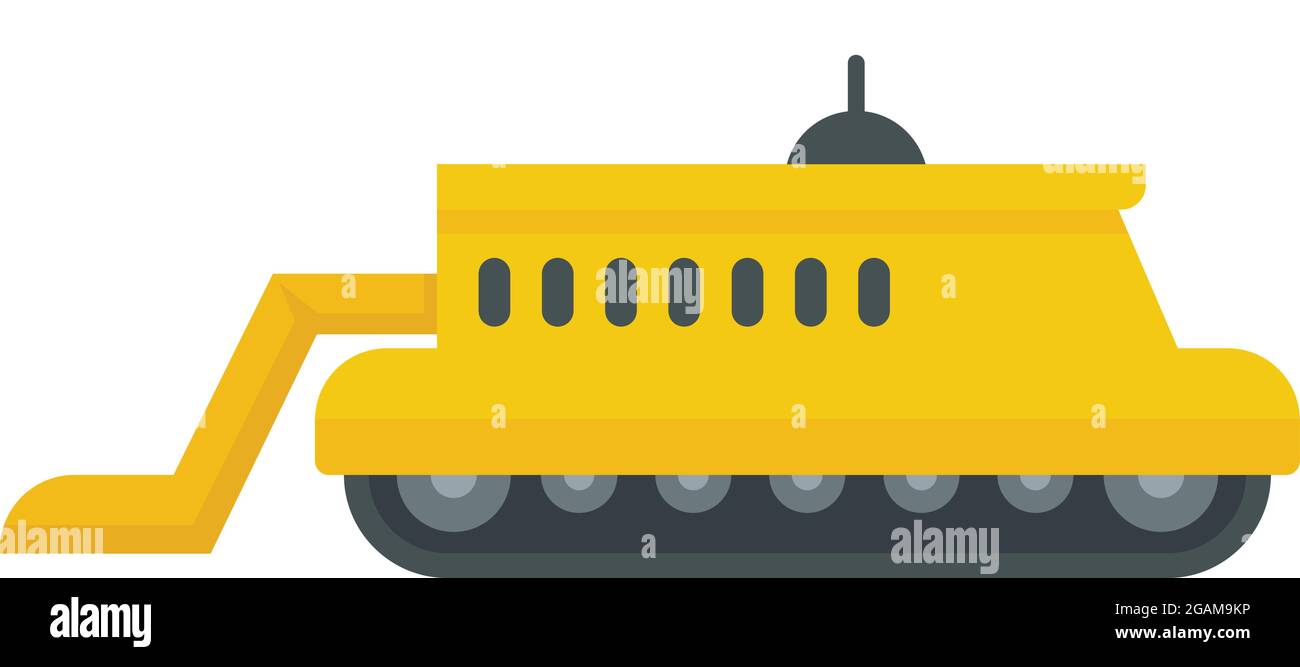 Smart farm machinery icon. Flat illustration of smart farm machinery ...