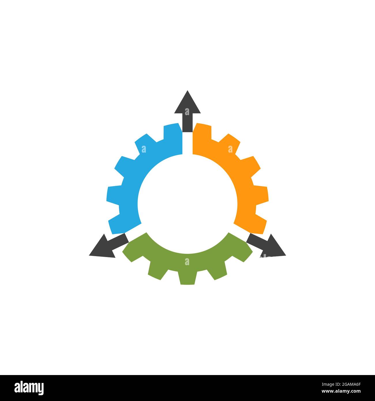 Gear vector icon illustration design template Stock Vector Image & Art ...