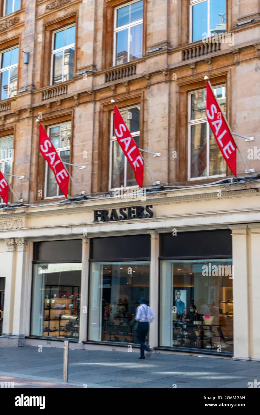 frasers department store in glasgow city centre, frasers shop, large