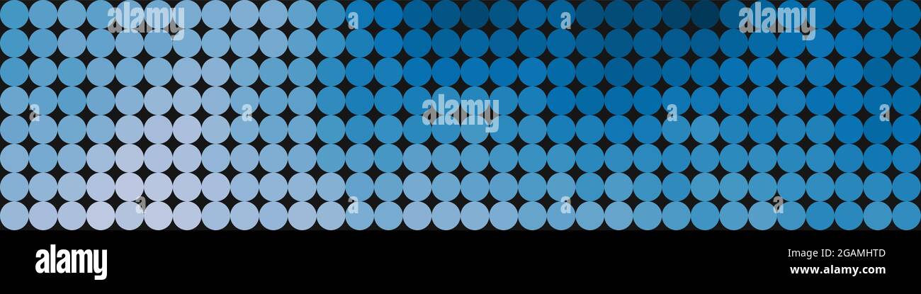 Abstract Geometrical color pixel generative art illustration Stock Vector