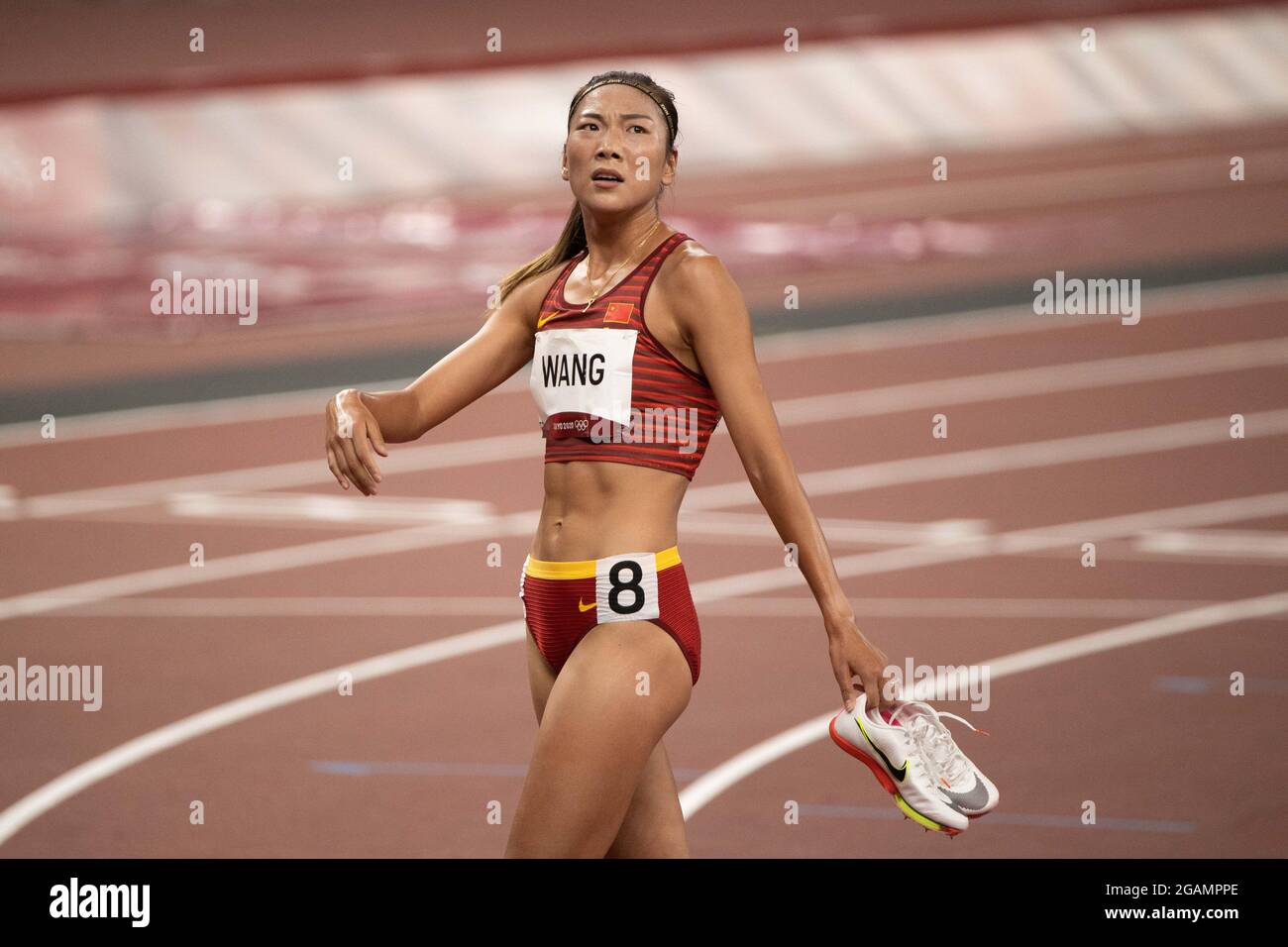 Tokyo, Kanto, Japan. 31st July, 2021. Chunyu Wang (CHN) compete in the ...