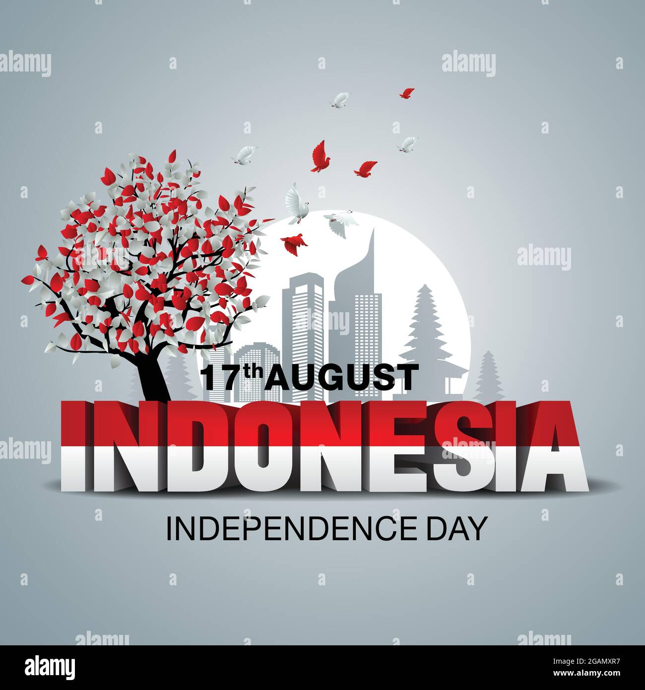 Indonesian poster Stock Vector Images Alamy