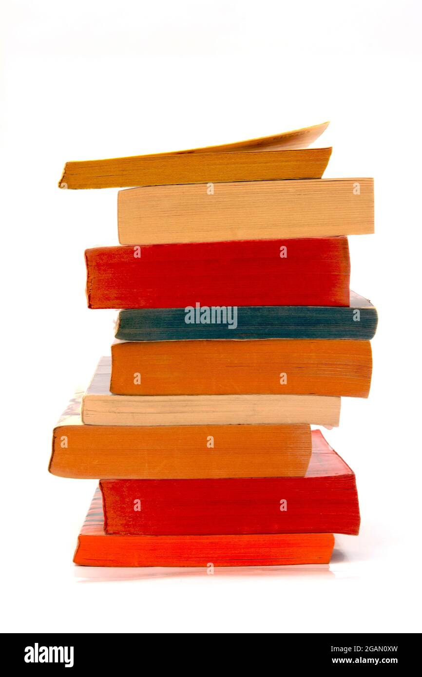 Books stack Stock Photo