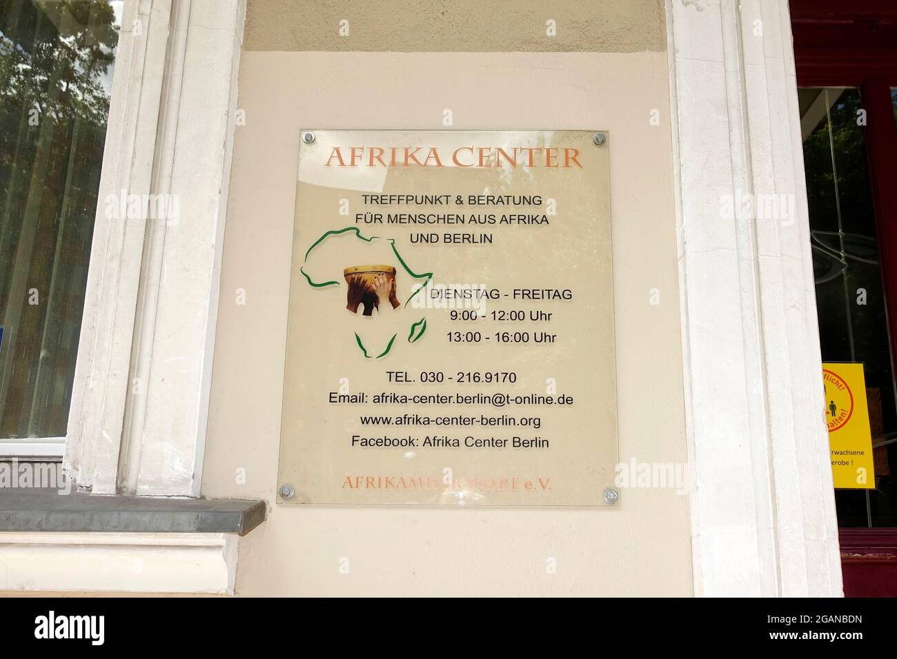 Afrika Center in Berlin Stock Photo