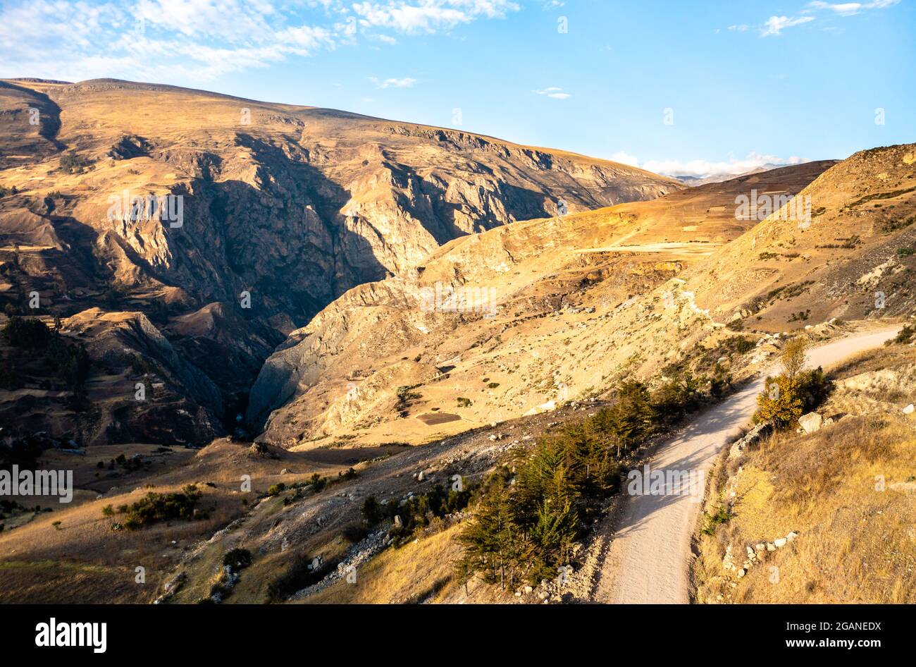 Aerial view of the Andes Mountains in Peru Stock Photo - Alamy