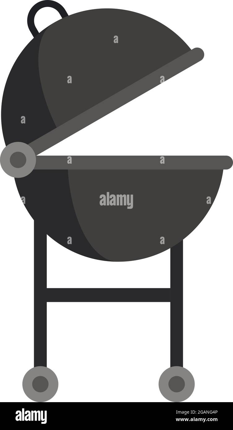 Bbq equipment icon. Flat illustration of bbq equipment vector icon ...