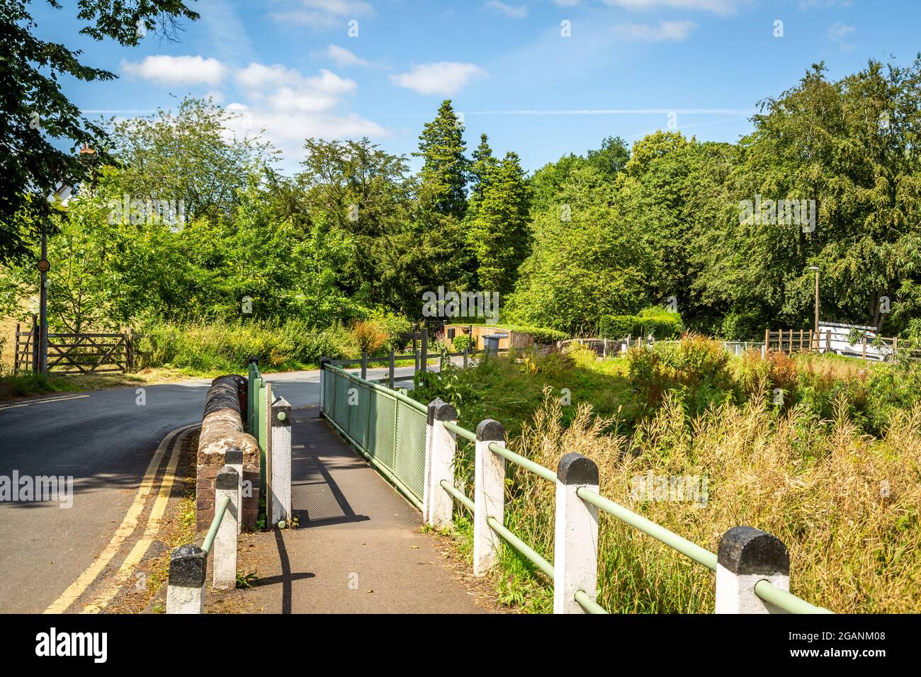 Street views in the Worcestershire village of Wolverley Stock Photo Alamy