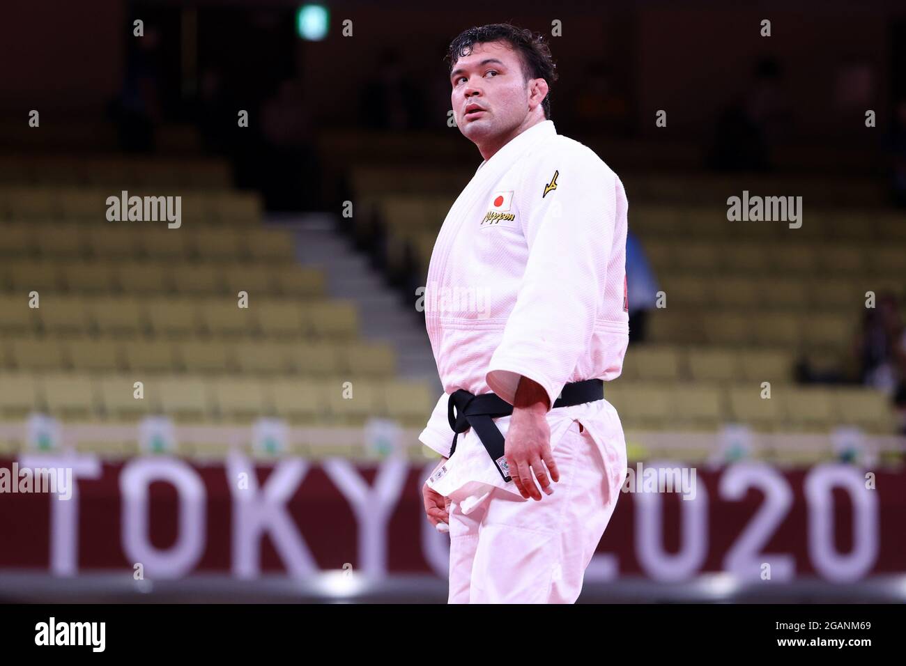 Tokyo, Japan. 31st July, 2021. Aaron Wolf (JPN) Judo : Mixed Team Final during the Tokyo 2020 Olympic Games at the Nippon Budokan in Tokyo, Japan . Credit: Jun Tsukida/AFLO/Alamy Live News Stock Photo