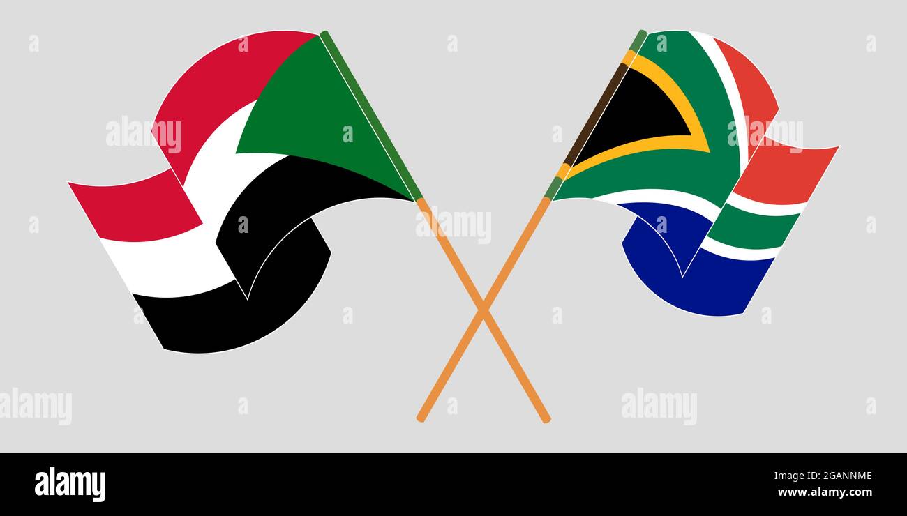 Waving south sudanese flag hi-res stock photography and images - Alamy