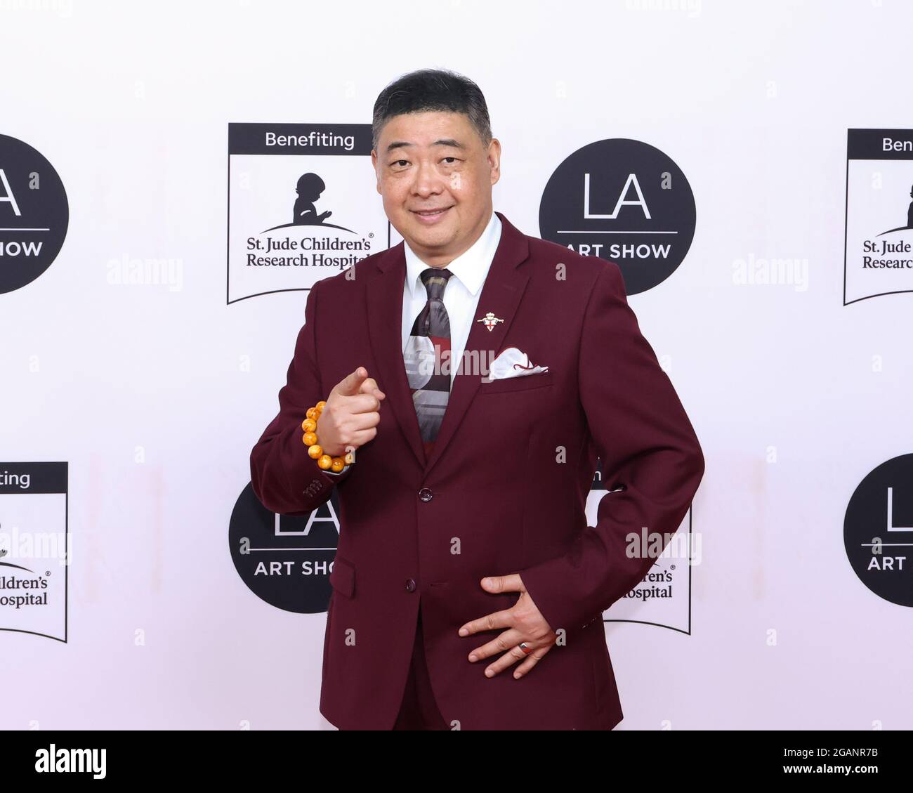 Los Angeles, California, USA. 29th July, 2021. TV host Joey Zhou