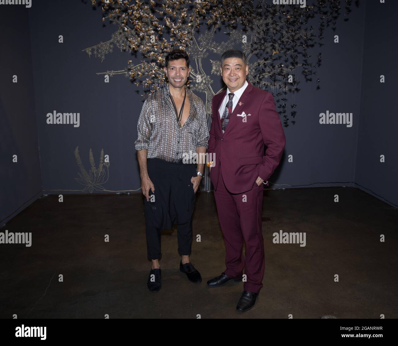 Los Angeles, California, USA. 29th July, 2021. Artist Ariel Vargassal