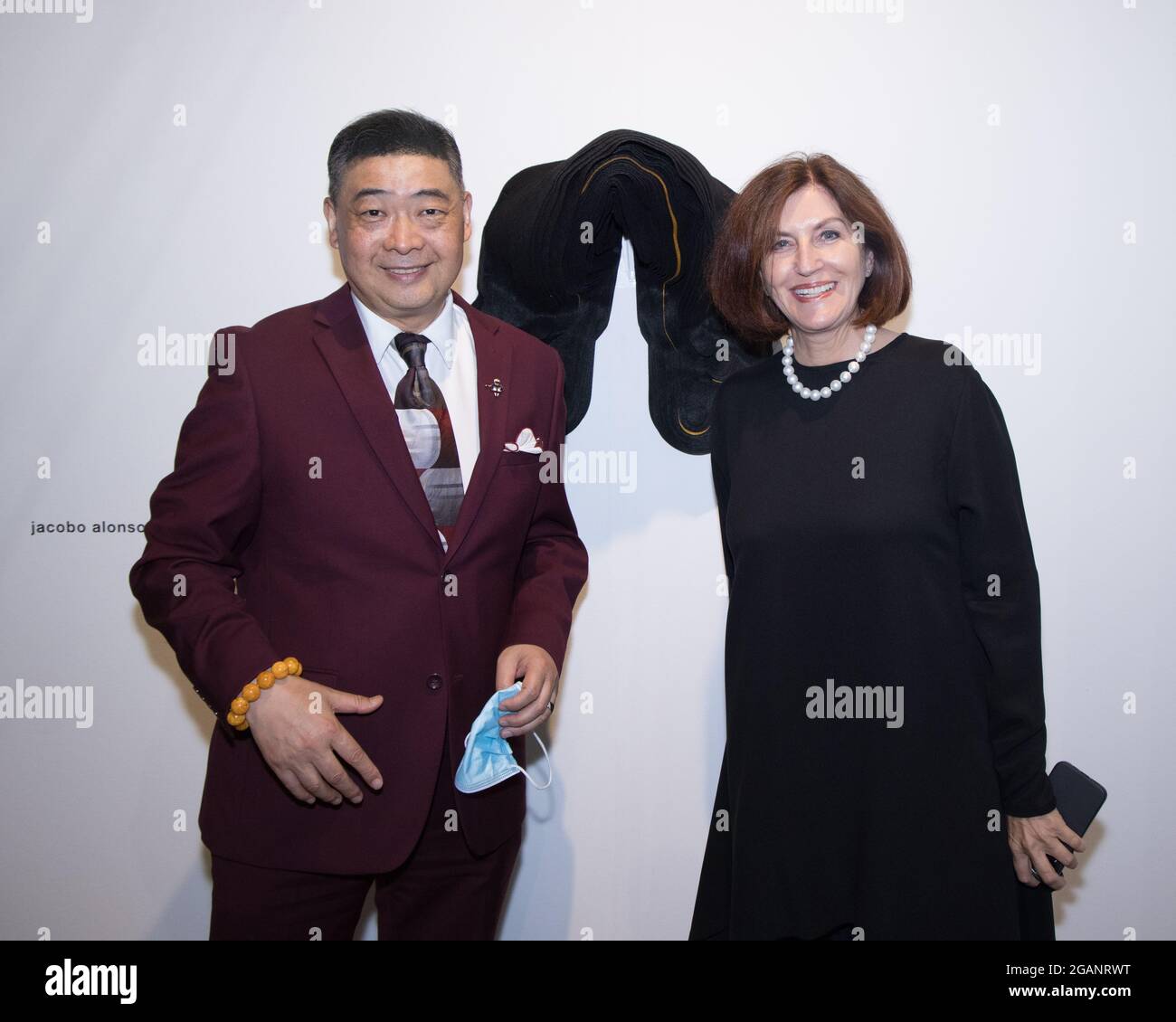 Los Angeles, California, USA. 29th July, 2021. TV host Joey Zhou and