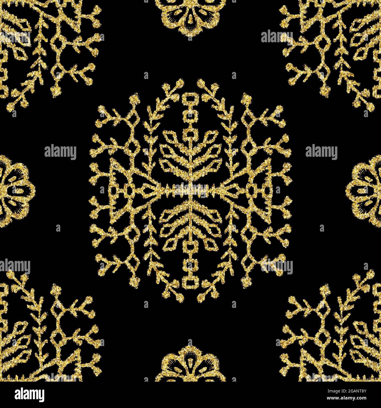 Micro Gold Button Rug Texture Seamless gold glitter ethnic rug motif pattern Stock Photo - Alamy