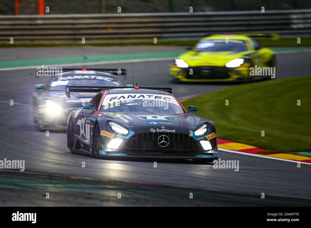 07 Besler Berkay (tur), Tunjo Oscar (col), Petit Paul (fra), Dienst Marvin (ger), Toksport WRT, Mercedes-AMG GT3, action during the TotalEnergies 24 hours of Spa, 6th round of the 2021 Fanatec GT World Challenge Europe Powered by AWS, from July 28 to August 1, 2021 on the Circuit de Spa-Francorchamps, in Stavelot, Belgium - Photo Julien Delfosse / DPPI Stock Photo