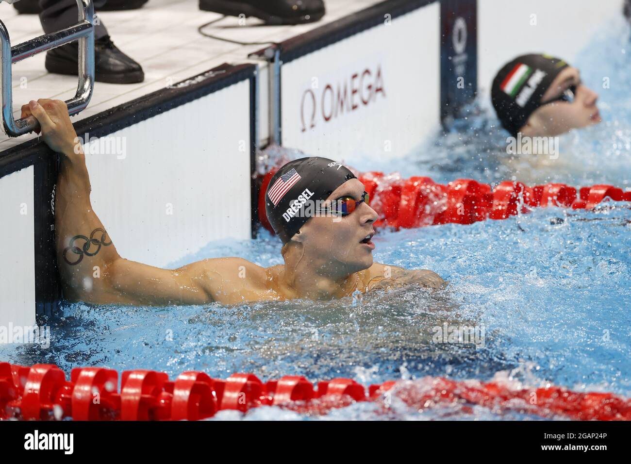 DRESSEL Caeleb (USA) Gold Medal during the Olympic Games Tokyo 2020 ...