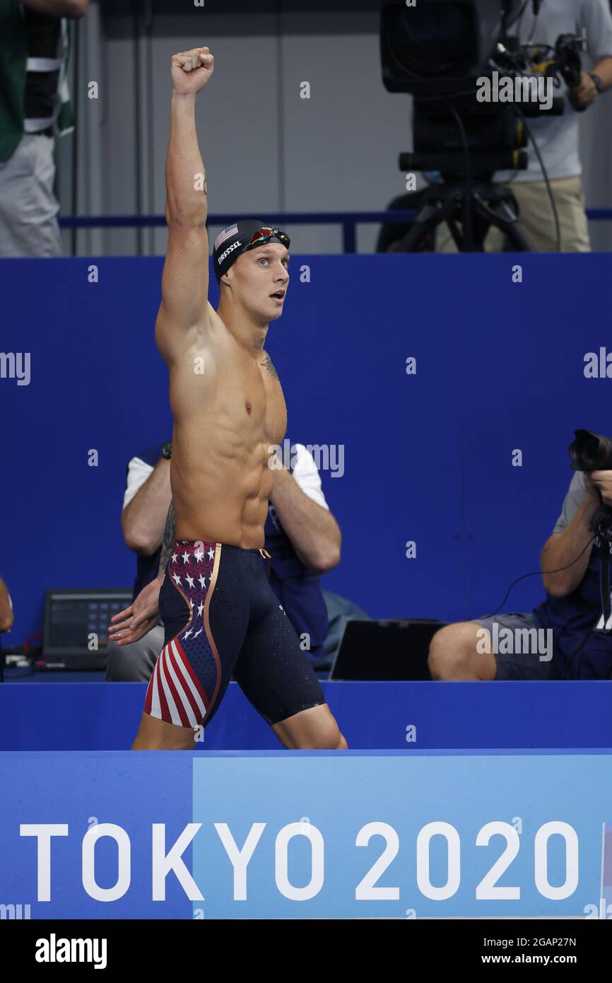 DRESSEL Caeleb (USA) Gold Medal during the Olympic Games Tokyo 2020 ...
