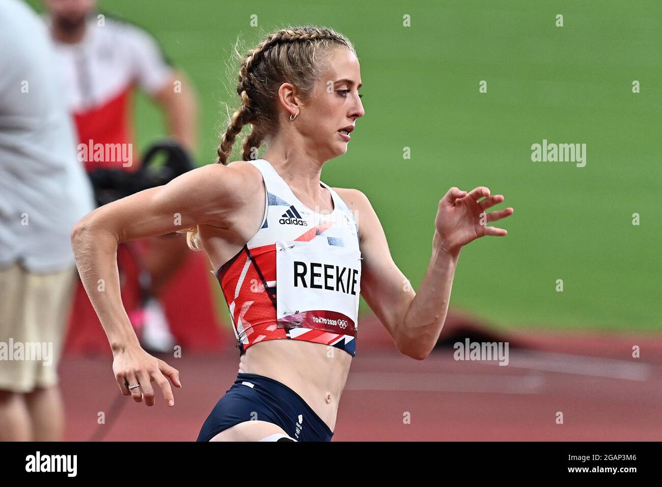 Tokyo, Japan. 31st July, 2021. Athletics. Olympic stadium. 10-1 Kasumigaokamachi. Shinjuku-ku. Tokyo. Jemma Reekie (GBR) in the womens 800m semi-final 1. Credit Garry Bowden/Sport in Pictures/Alamy live news Credit: Sport In Pictures/Alamy Live News Stock Photo