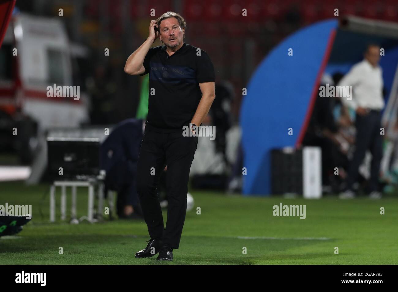 Monza, 31st July 2021. Giovanni Stroppa AC Monza Head coach reacts during the Pre Season Friendly match at U-Power Stadium, Monza. Picture credit should read: Jonathan Moscrop/Sportimage Credit: Sportimage/Alamy Live News Stock Photo