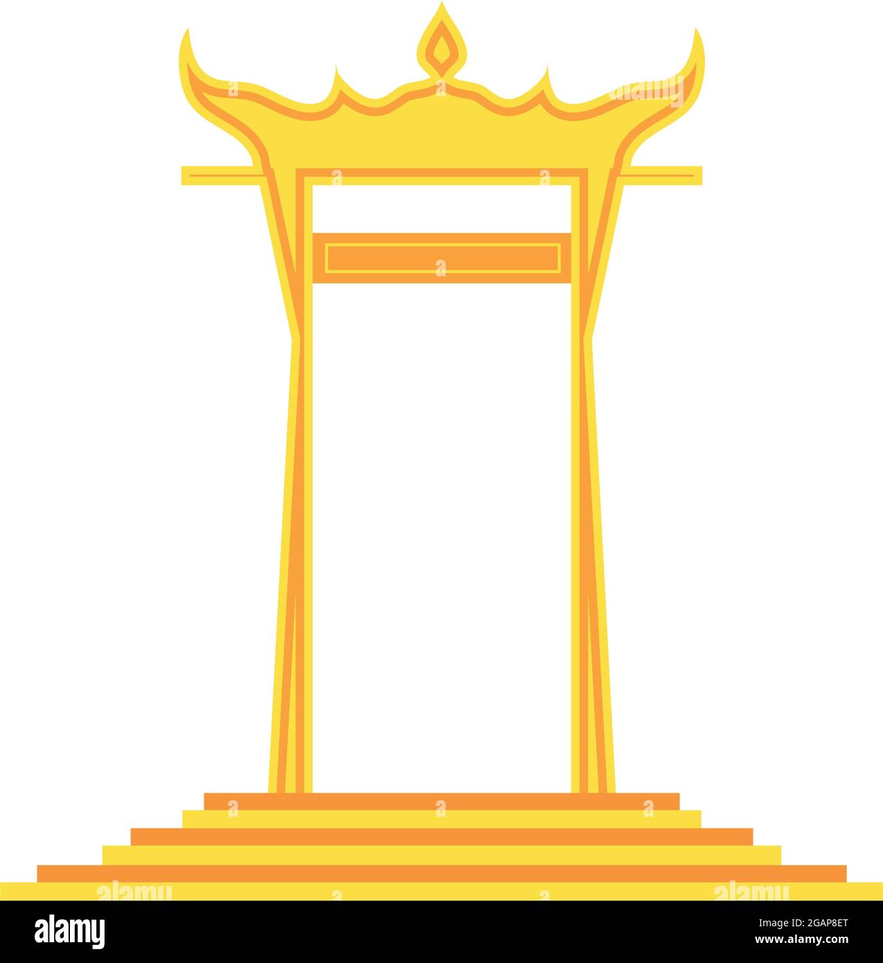 golden gate monument Stock Vector Image & Art Alamy