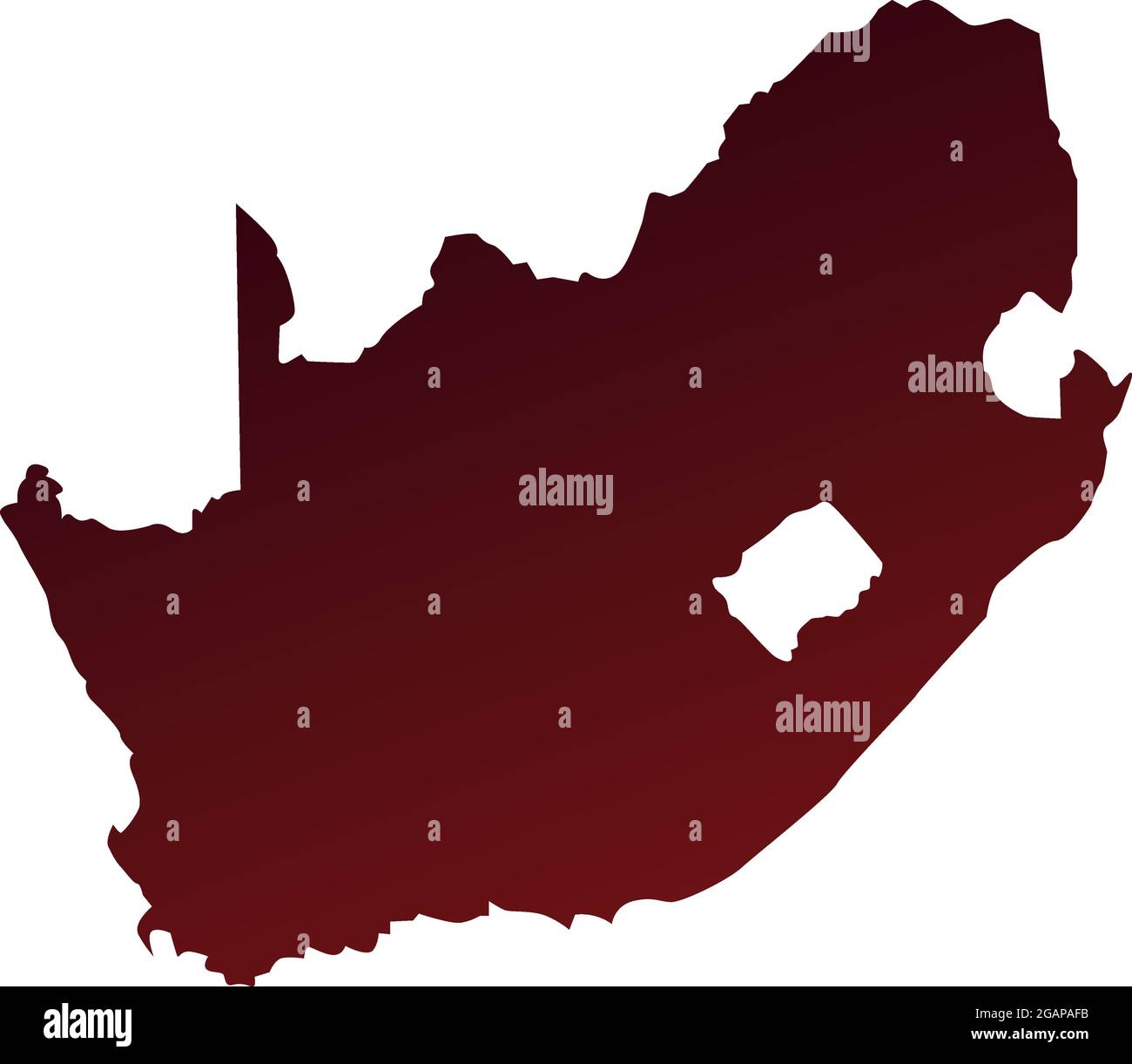 map of south africa Stock Vector Image & Art - Alamy