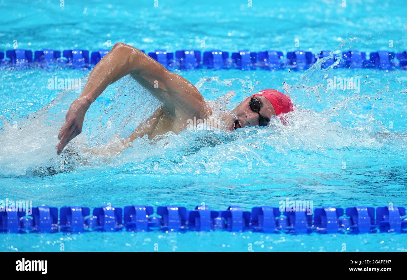 Great Britain's Daniel Jervis during the Men's 1500m Freestyle Final at ...