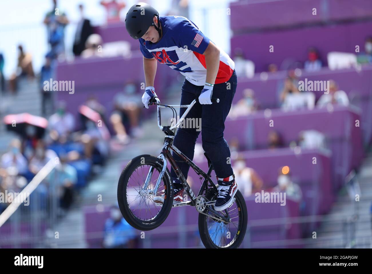 Tokyo, Japan. 1st Aug, 2021. Hannah ROBERTS (USA) Cycling BMX