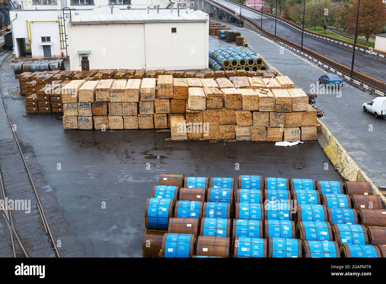 Odessa, Ukraine October 13, 2016 Industrial products, raw materials