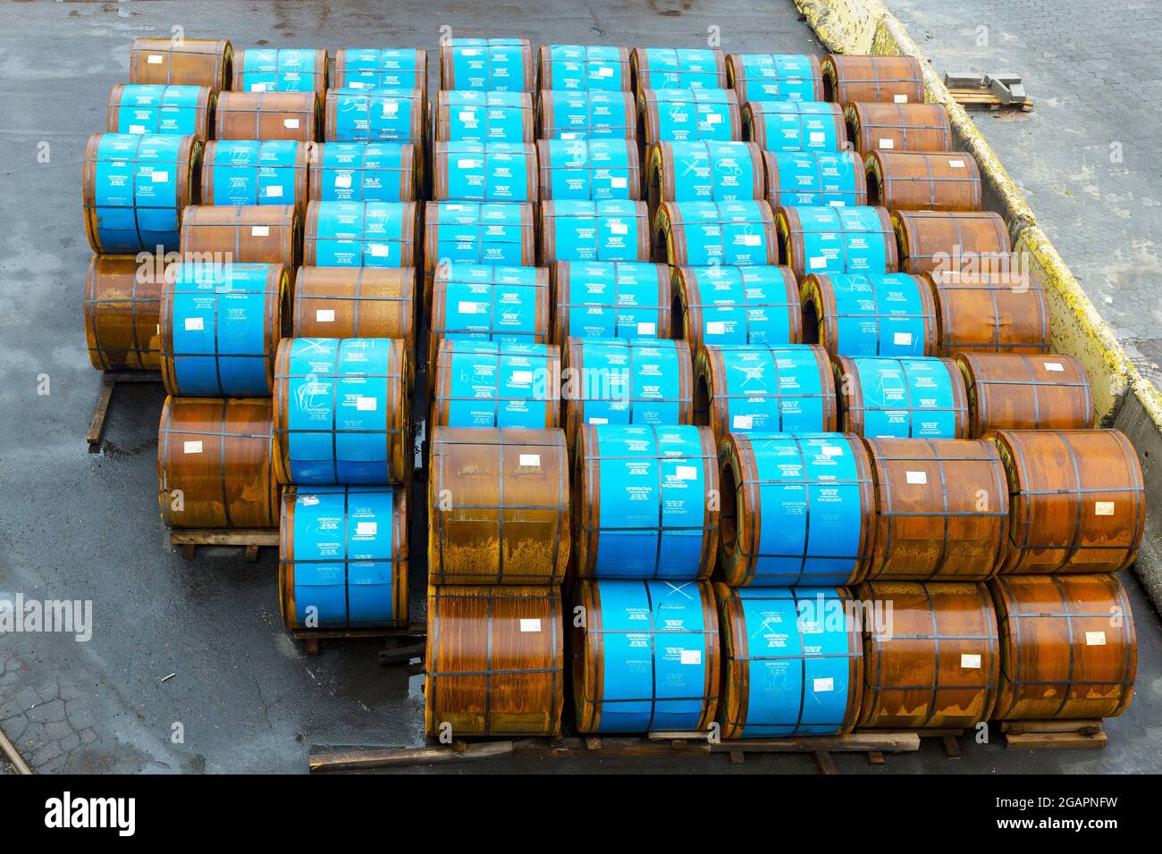 Odessa, Ukraine October 13, 2016 Industrial products, raw materials