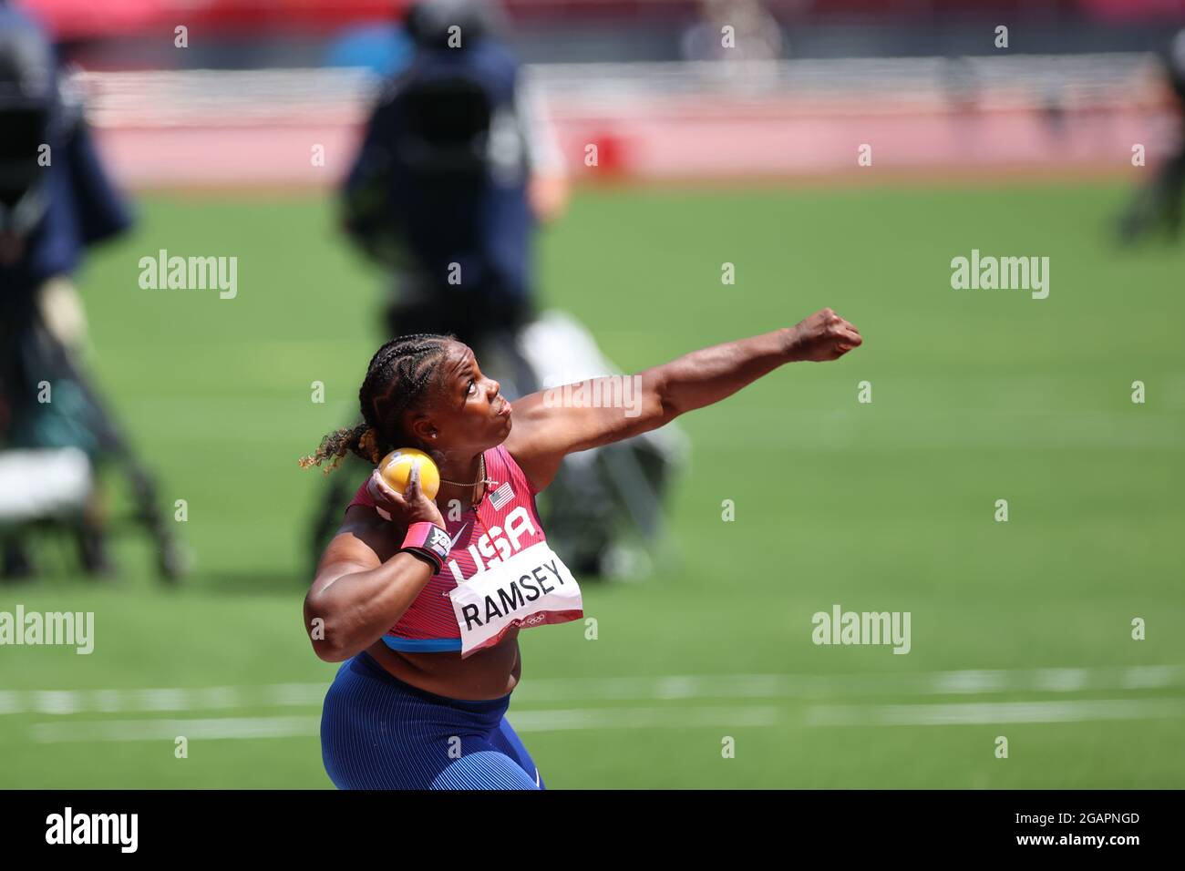 Tokyo, Japan. 1st Aug, 2021. SAUNDERS Raven (USA) Athletics Women's