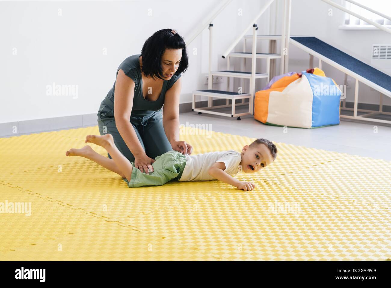 Rehabilitation of children with cerebral palsy. Physical activities for