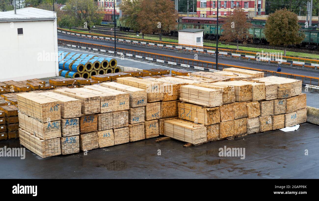 Odessa, Ukraine October 13, 2016 Industrial products, raw materials