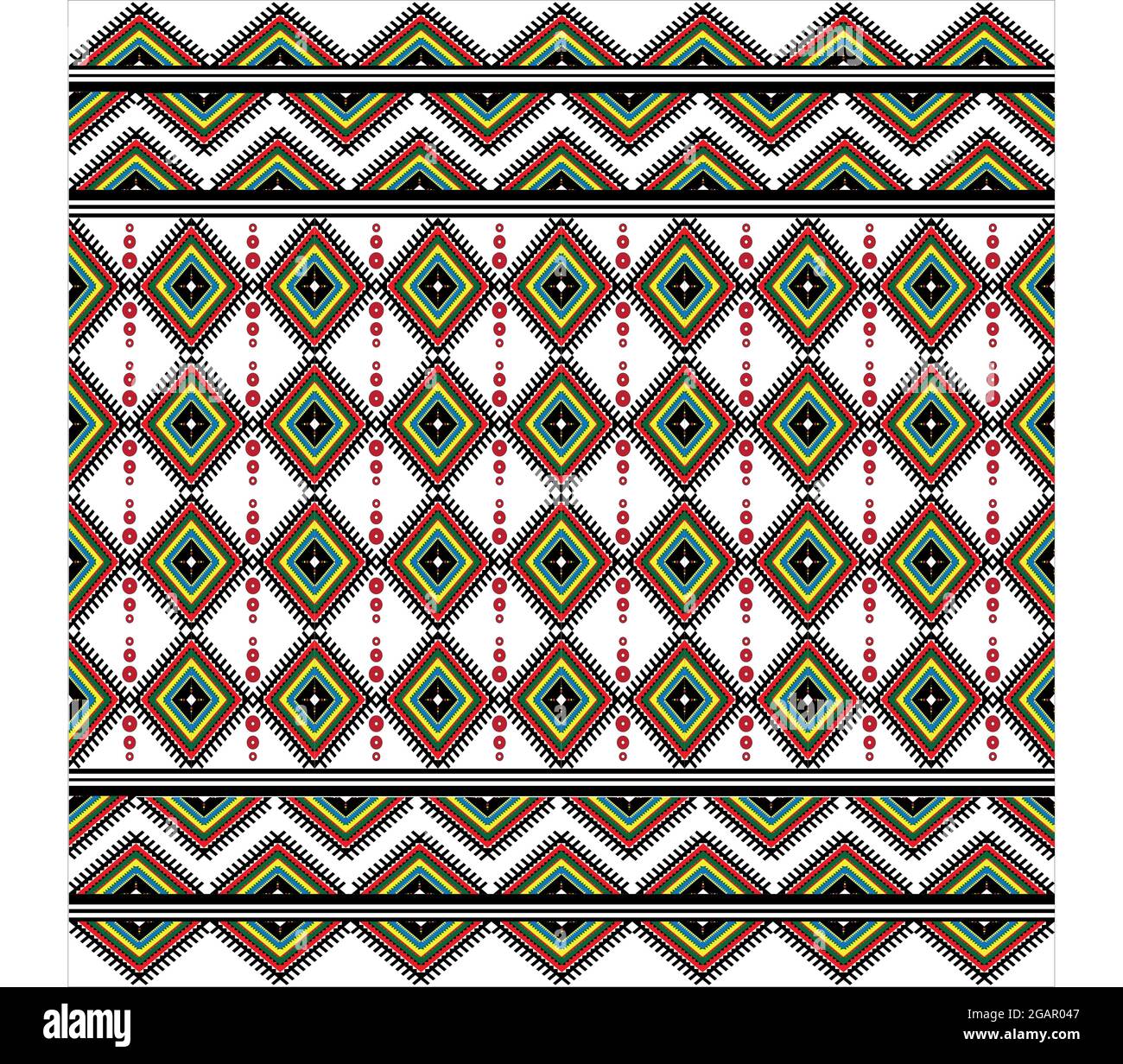 Abstract ethnic geometric pattern design background for wallpaper or