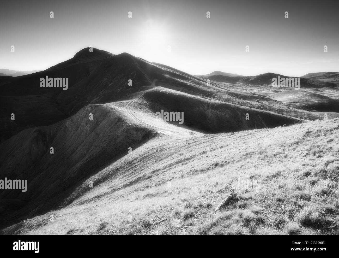 Art mountain landscape. Naturу composition. Stock Photo