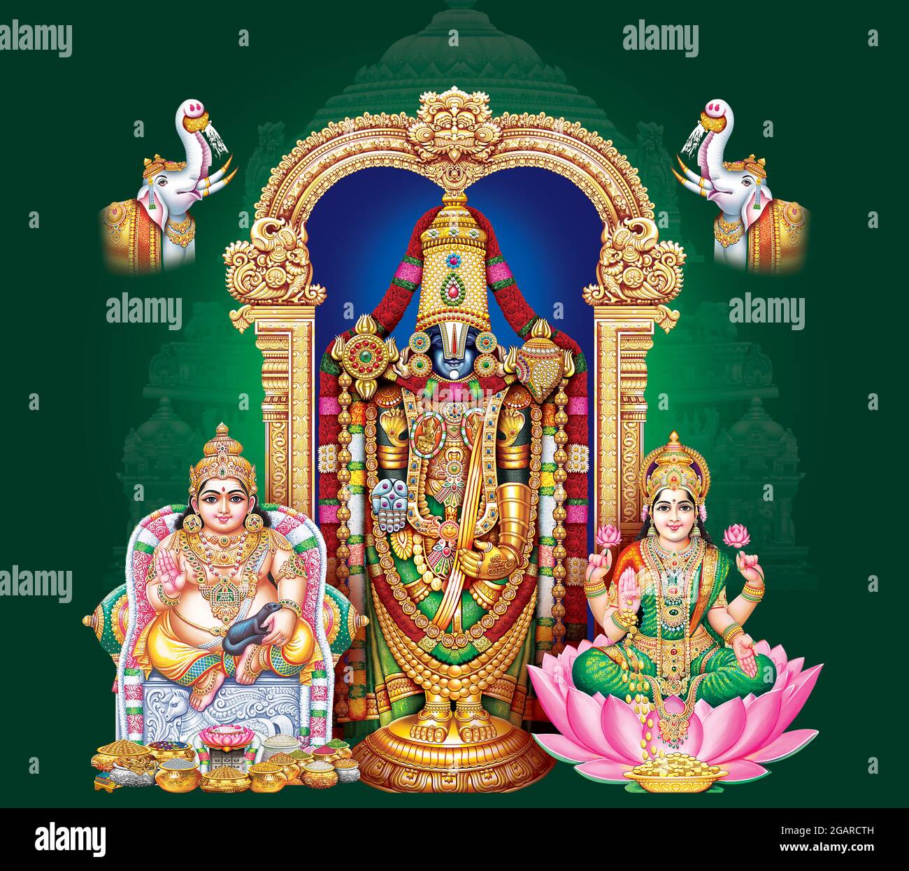 Trending New Hindu God tirupathi, tirupati, Balaji, Sri Venkateswara with Guberan and lakshmi fine painting art Stock Photo - Alamy Trending New Hindu God tirupathi, tirupati, Balaji, Sri Venkateswara with Guberan and lakshmi fine painting art Stock Photo - Alamy