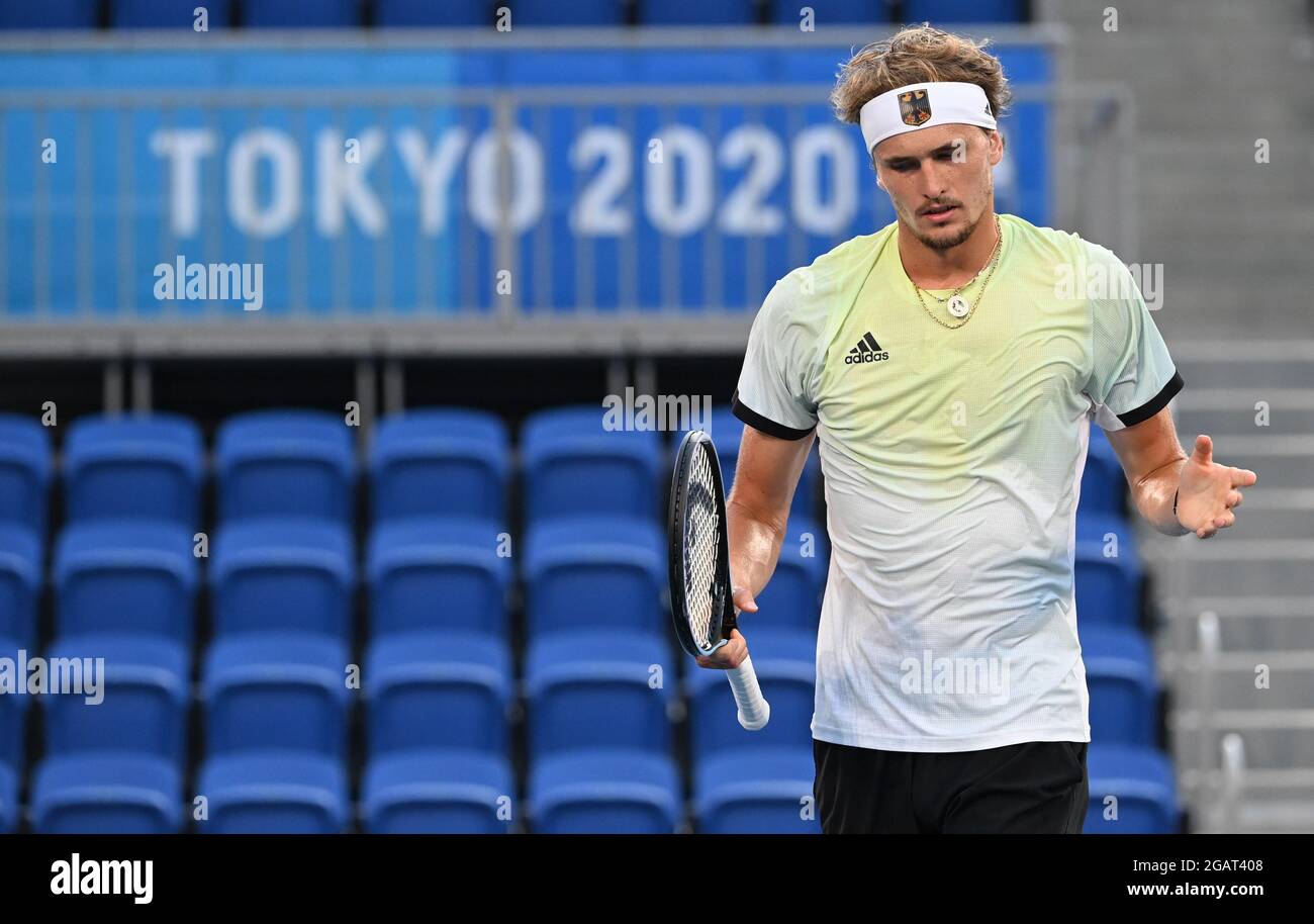 Tokio, Japan. 01st Aug, 2021. Tennis: Olympics, Singles ...