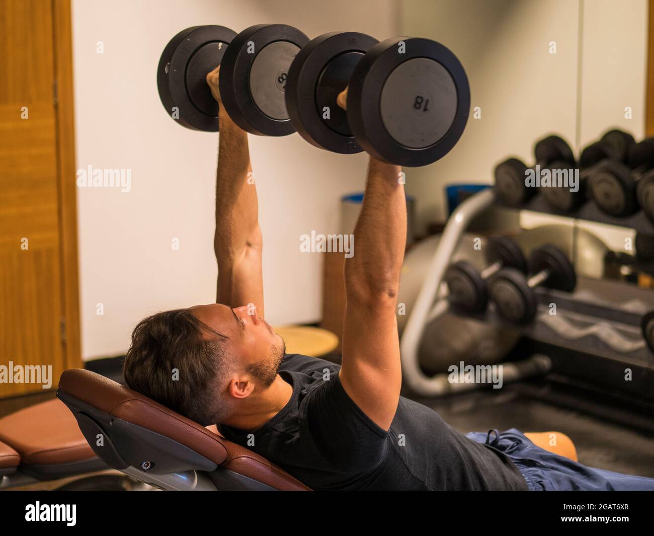 Man pecs muscles hires stock photography and images Alamy