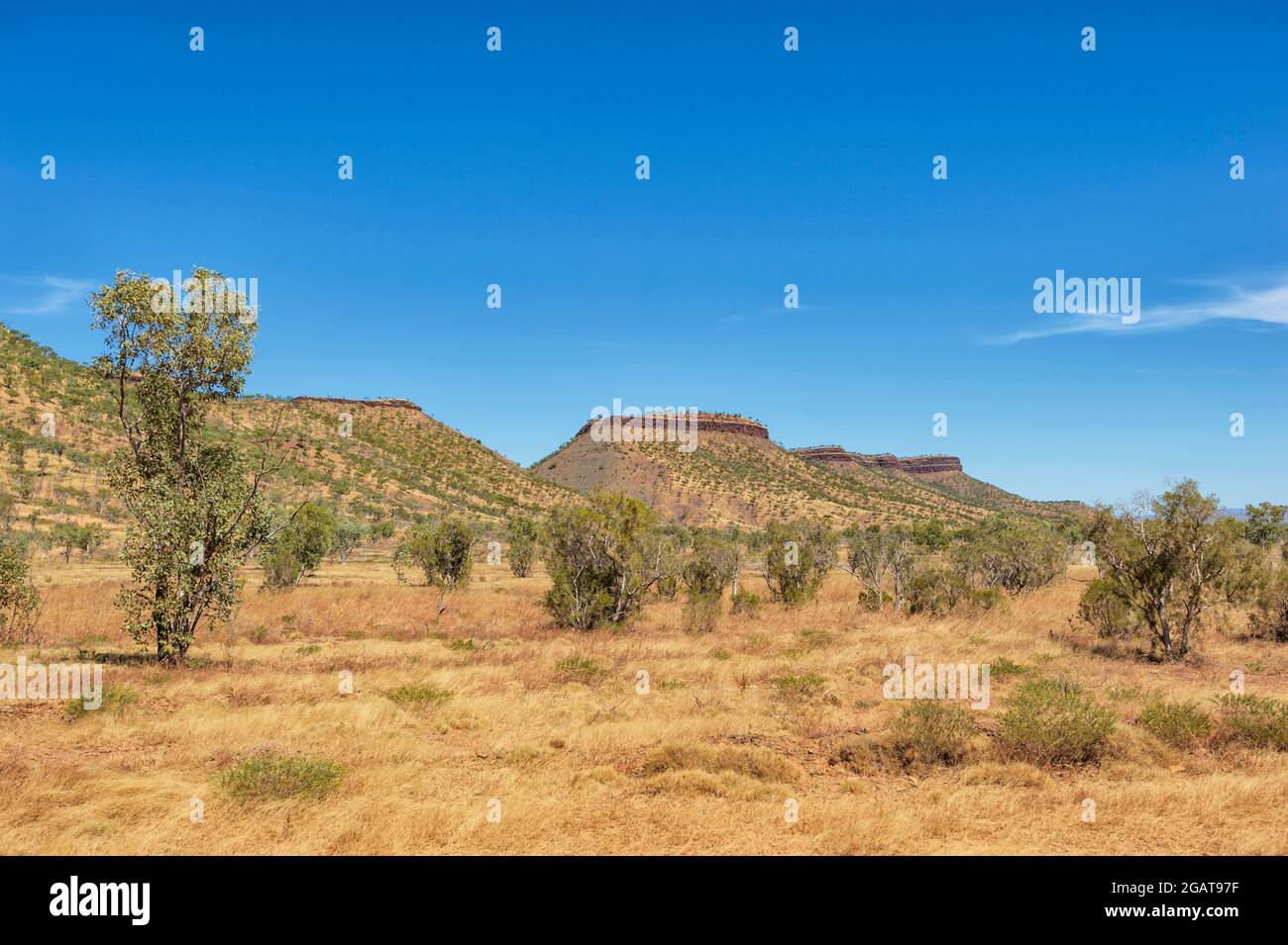 Scenic view of the King Leopold Ranges, Kimberley Region, Western Australia, WA, Australia Stock Photo
