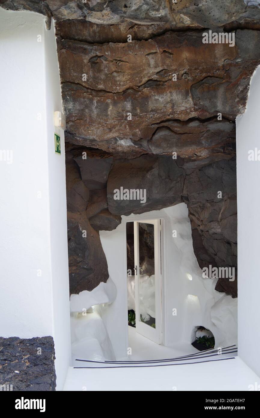 Höhlenwohnung Stock Photo