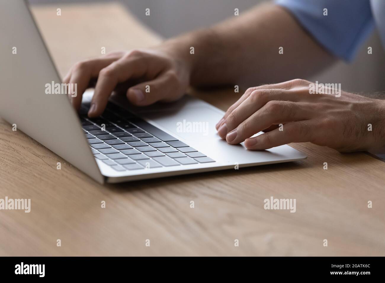 Male hands typing hi-res stock photography and images - Alamy