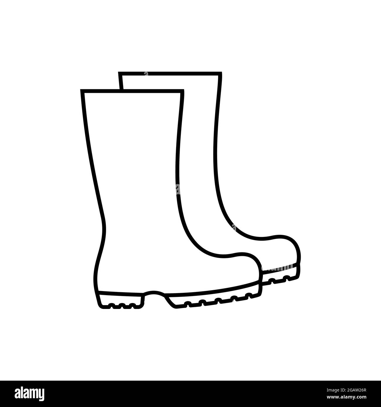 Rain Boots Clip Art Black And White