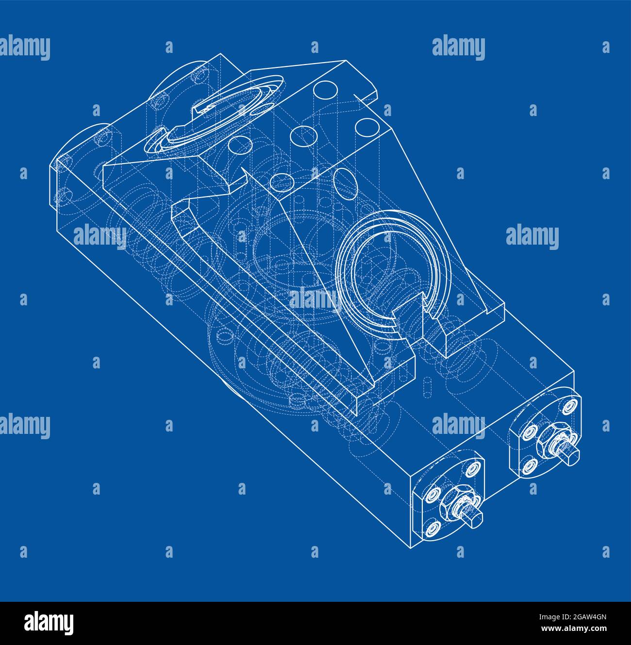 Abstract industry object concept. Vector Stock Vector Image & Art - Alamy