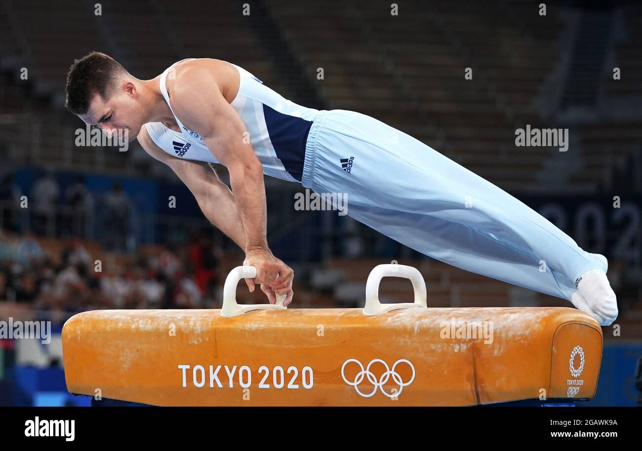 Tokyo, Japan. 1st Aug, 2021. Max Whitlock of Great Britain competes
