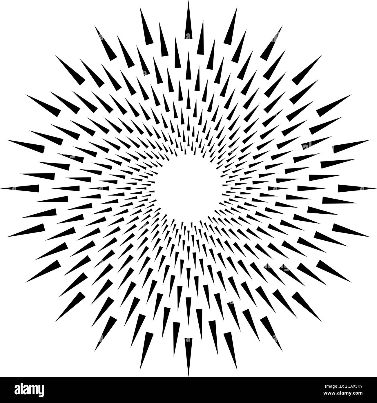 Radiating triangle Stock Vector Images - Alamy