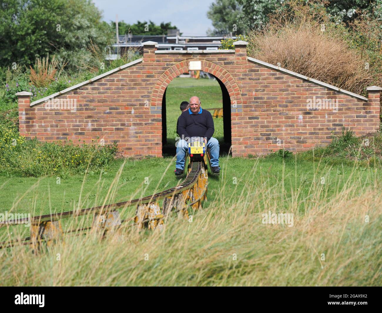 Sheerness, Kent, UK. 1st August, 2021. Miniature fun 'Sheppey