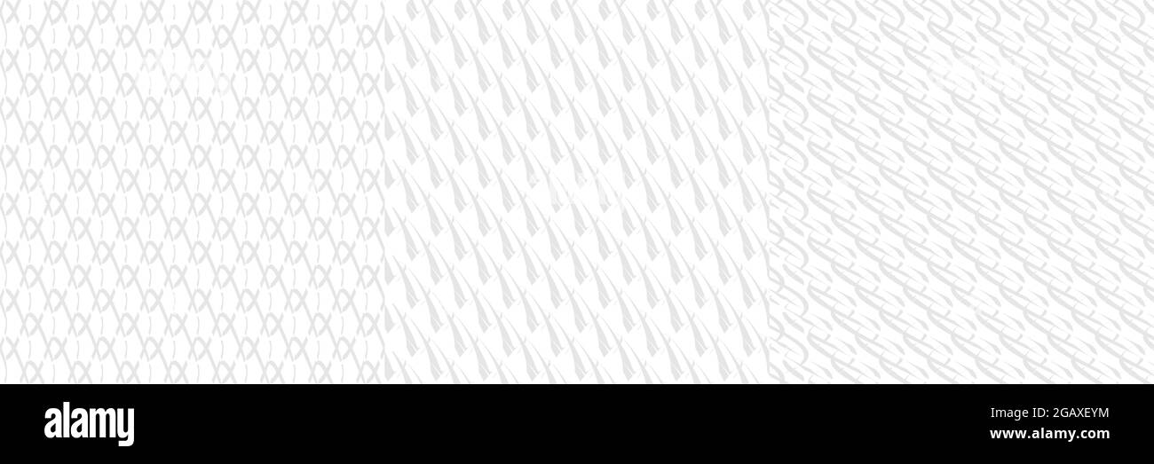 Set of 3 seamlessly repeatable, repetitive geometric pattern ...