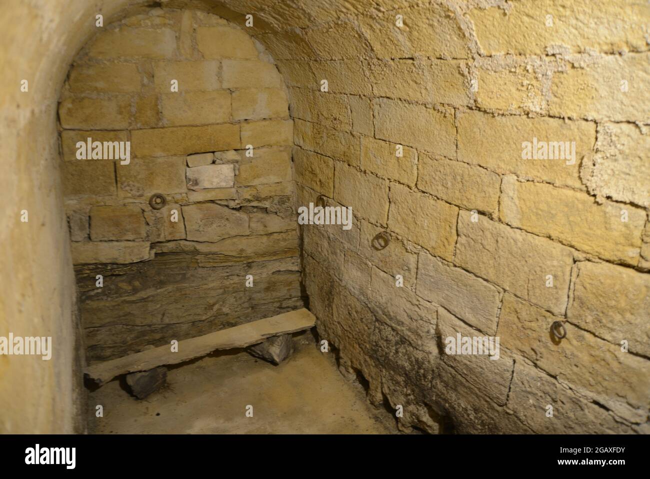 Crete Prison Old dungeons and prison of the town of Cretes, Matarranya, Aragon ...