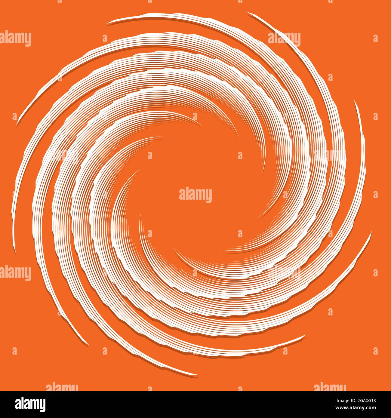 Volute, helix, vortex design element, icon. Spiral, swirl, twirl shape ...