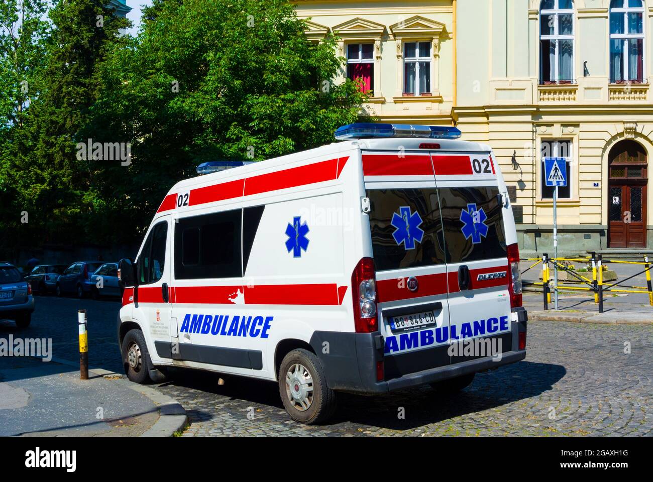 Ambulance, Belgrade, Serbia Stock Photo